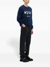 MSGM-OUTLET-SALE-Sweatshirts BLAU-ARCHIVIST