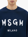 MSGM-OUTLET-SALE-Sweatshirts BLAU-ARCHIVIST