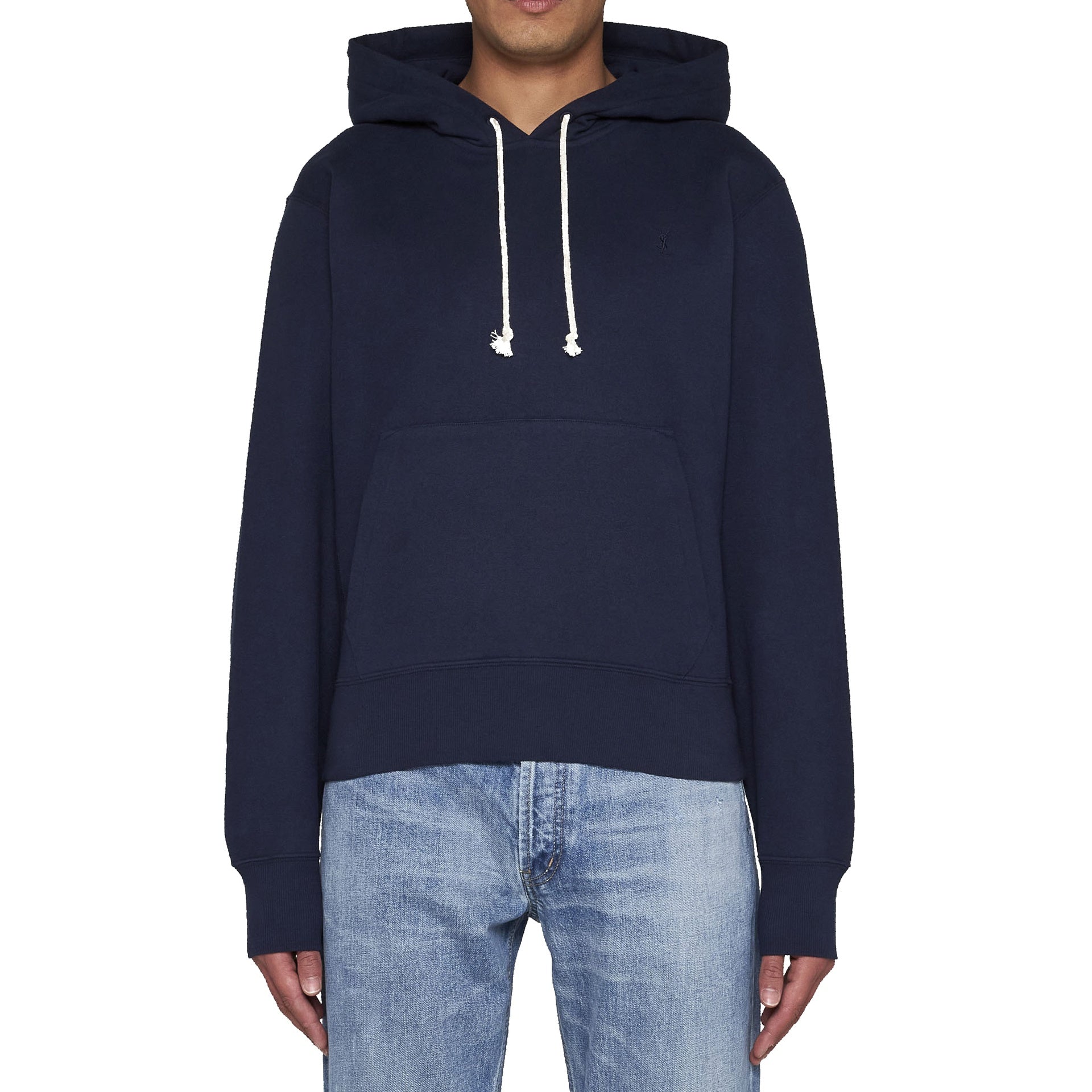 SAINT LAURENT-OUTLET-SALE-Sweatshirts BLAU-ARCHIVIST