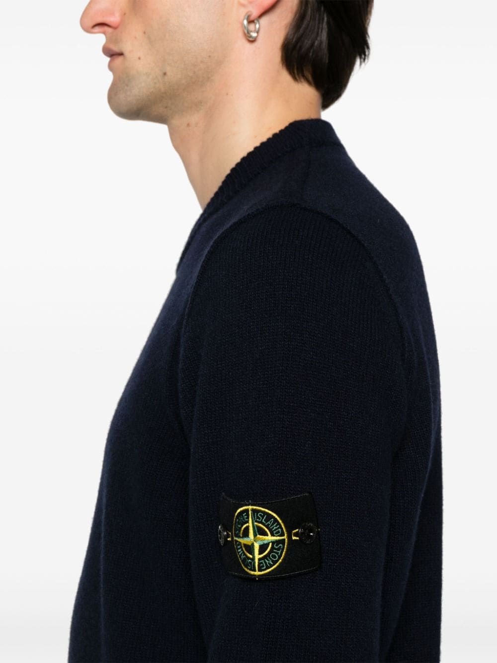 Stone Island-OUTLET-SALE-Sweatshirts BLAU-ARCHIVIST