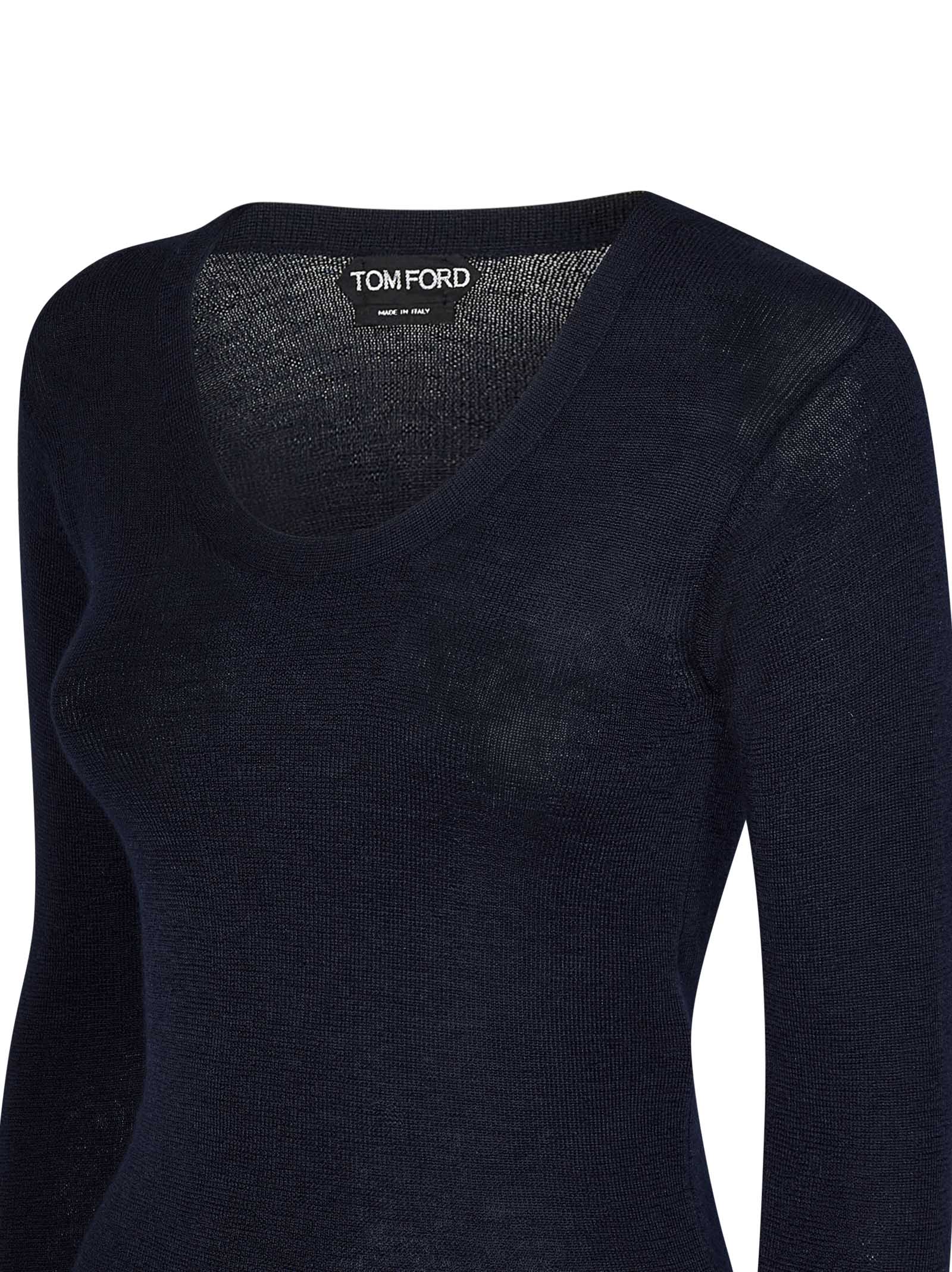 TOM FORD-OUTLET-SALE-Sweatshirts BLAU-ARCHIVIST