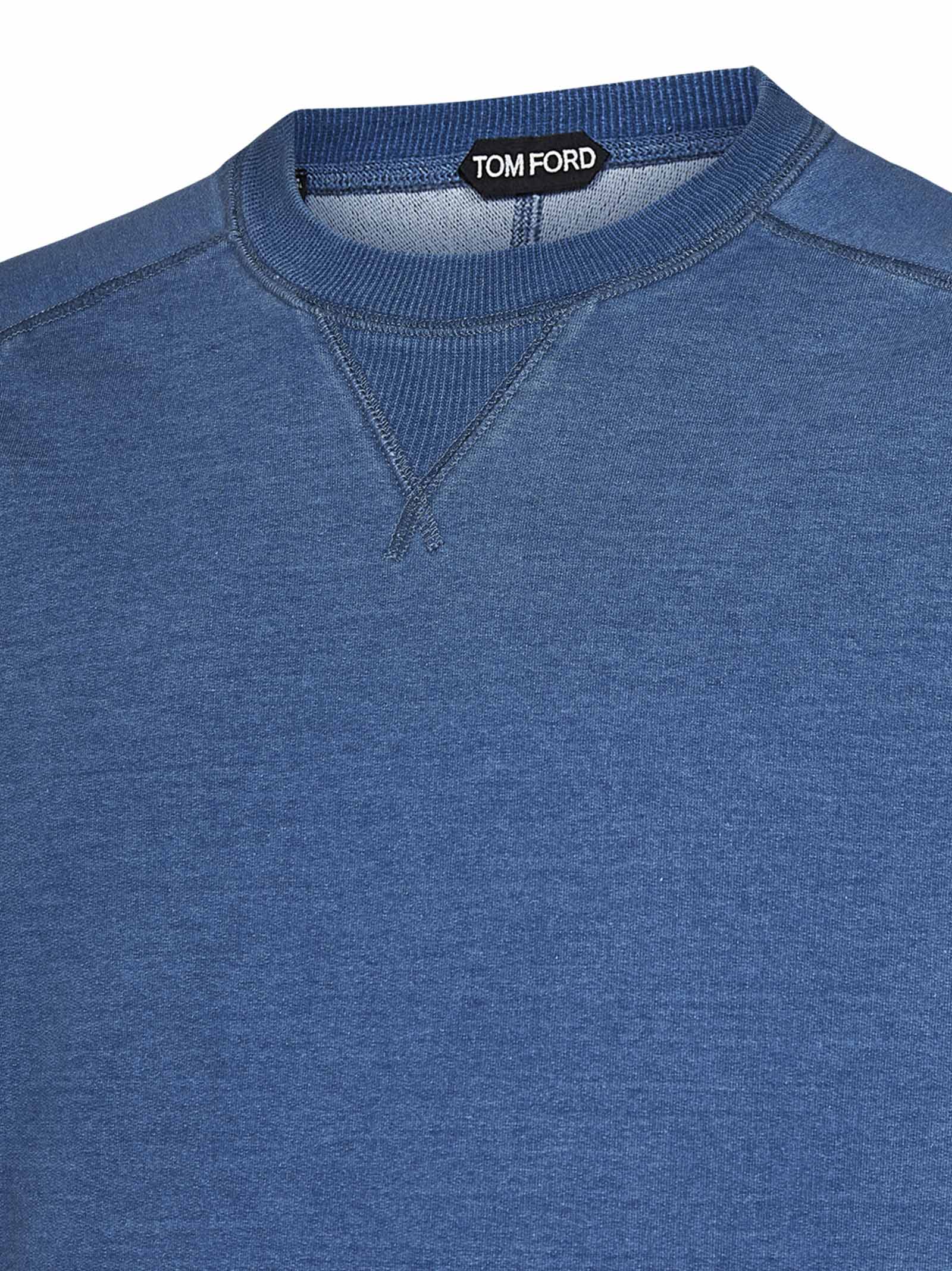 TOM FORD-OUTLET-SALE-Sweatshirts BLAU-ARCHIVIST