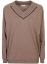 Brunello Cucinelli-OUTLET-SALE-Sweatshirts BRAUN-ARCHIVIST