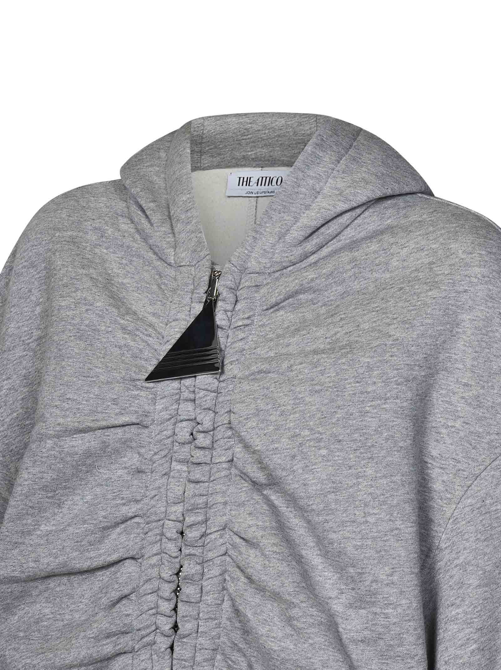 ATTICO-OUTLET-SALE-Sweatshirts GRAU-ARCHIVIST