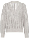 Brunello Cucinelli-OUTLET-SALE-Sweatshirts GRAU-ARCHIVIST