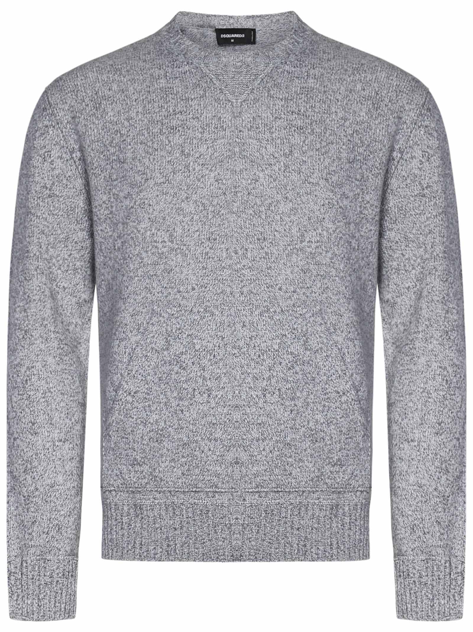 DSQUARED2-OUTLET-SALE-Sweatshirts GRAU-ARCHIVIST