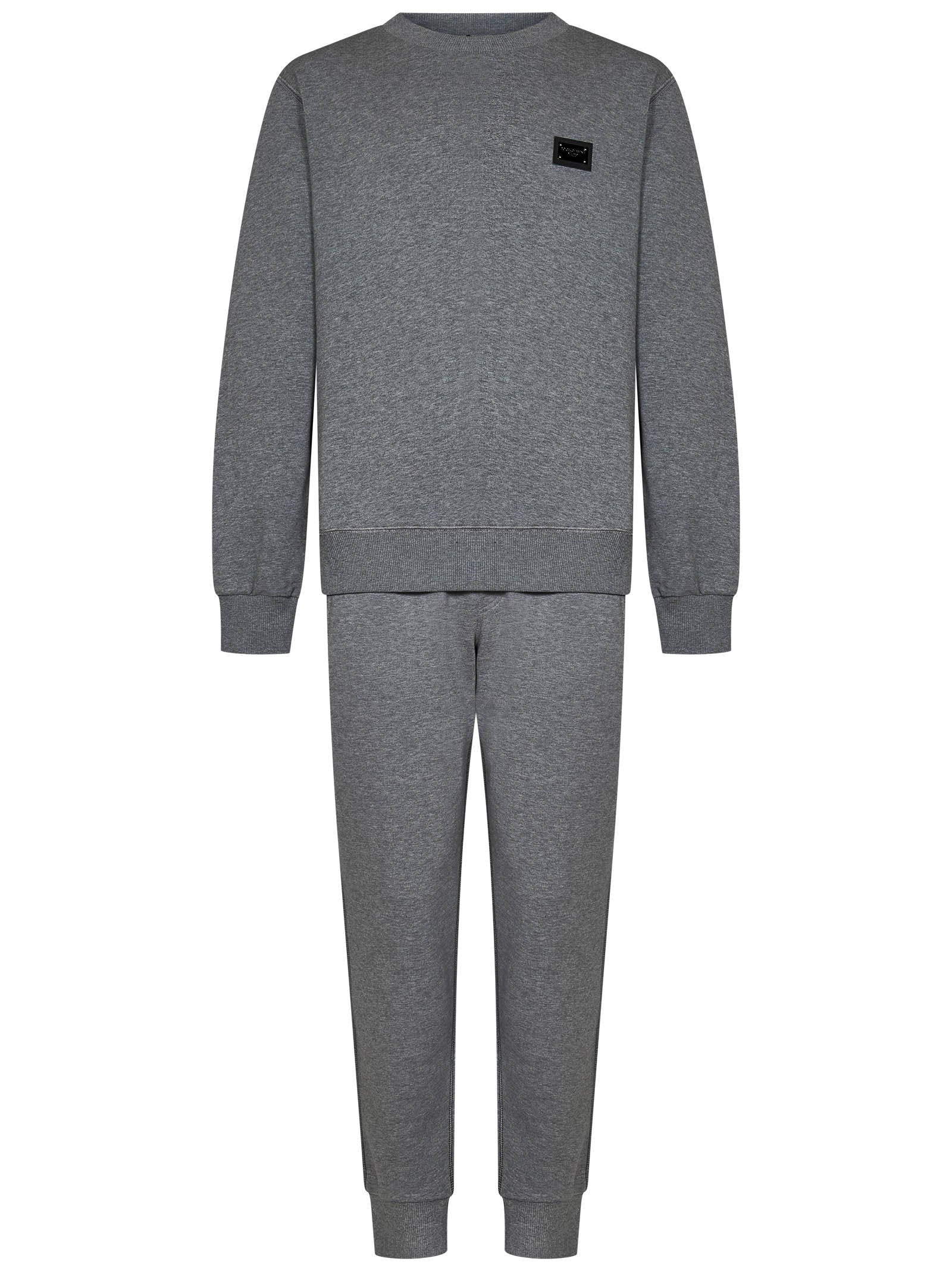 Dolce & Gabbana-OUTLET-SALE-Sweatshirts GRAU-ARCHIVIST