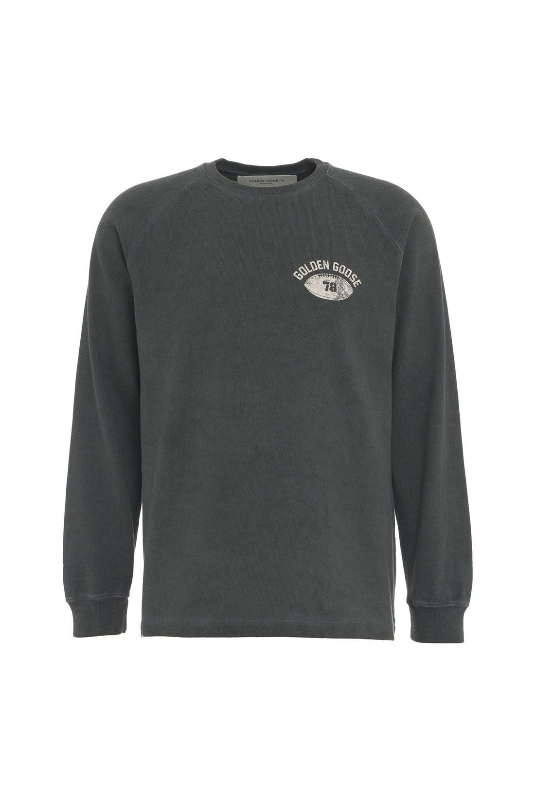 GOLDEN GOOSE-OUTLET-SALE-Sweatshirts GRAU-ARCHIVIST