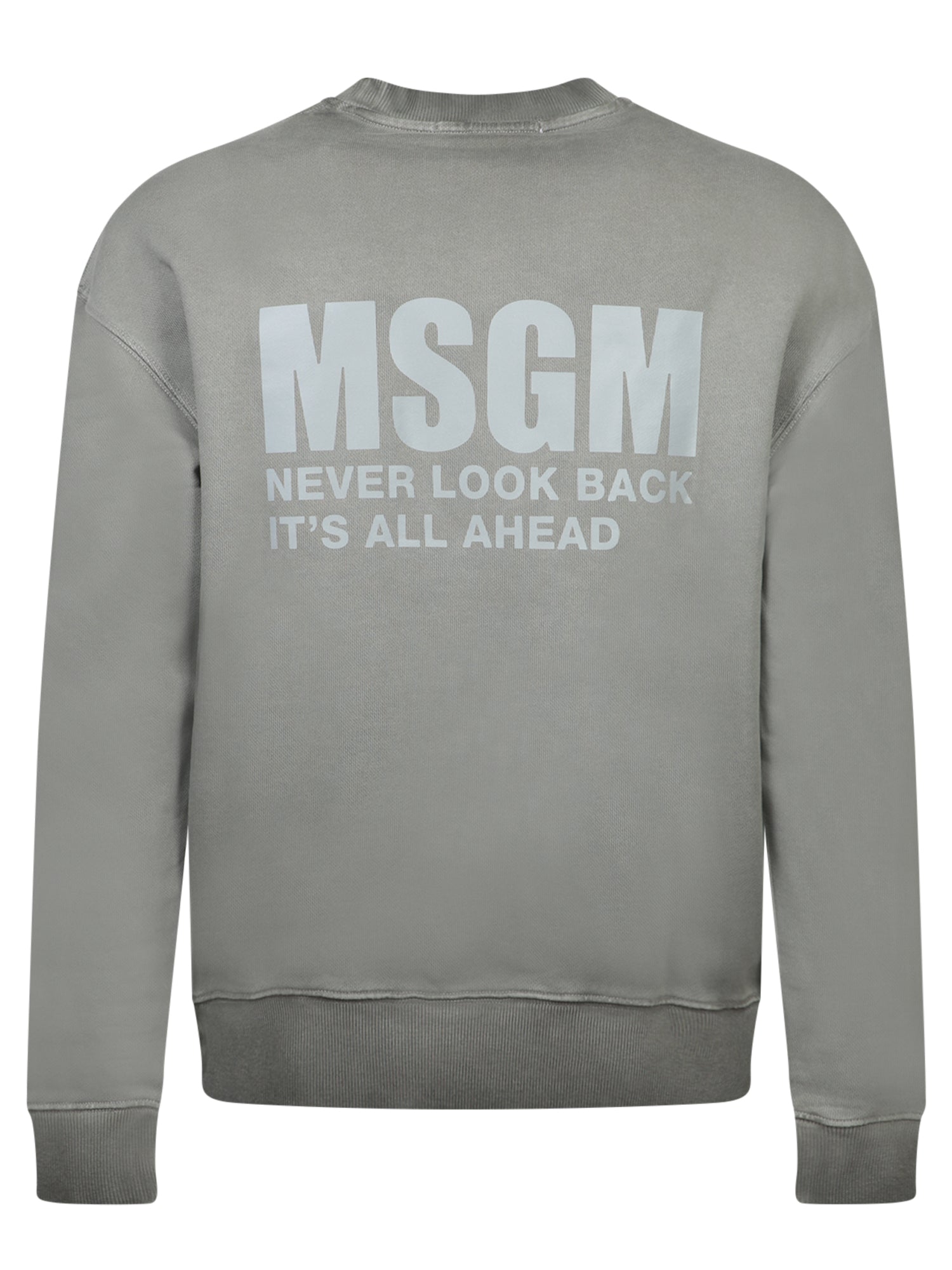 MSGM-OUTLET-SALE-Sweatshirts GRAU-ARCHIVIST