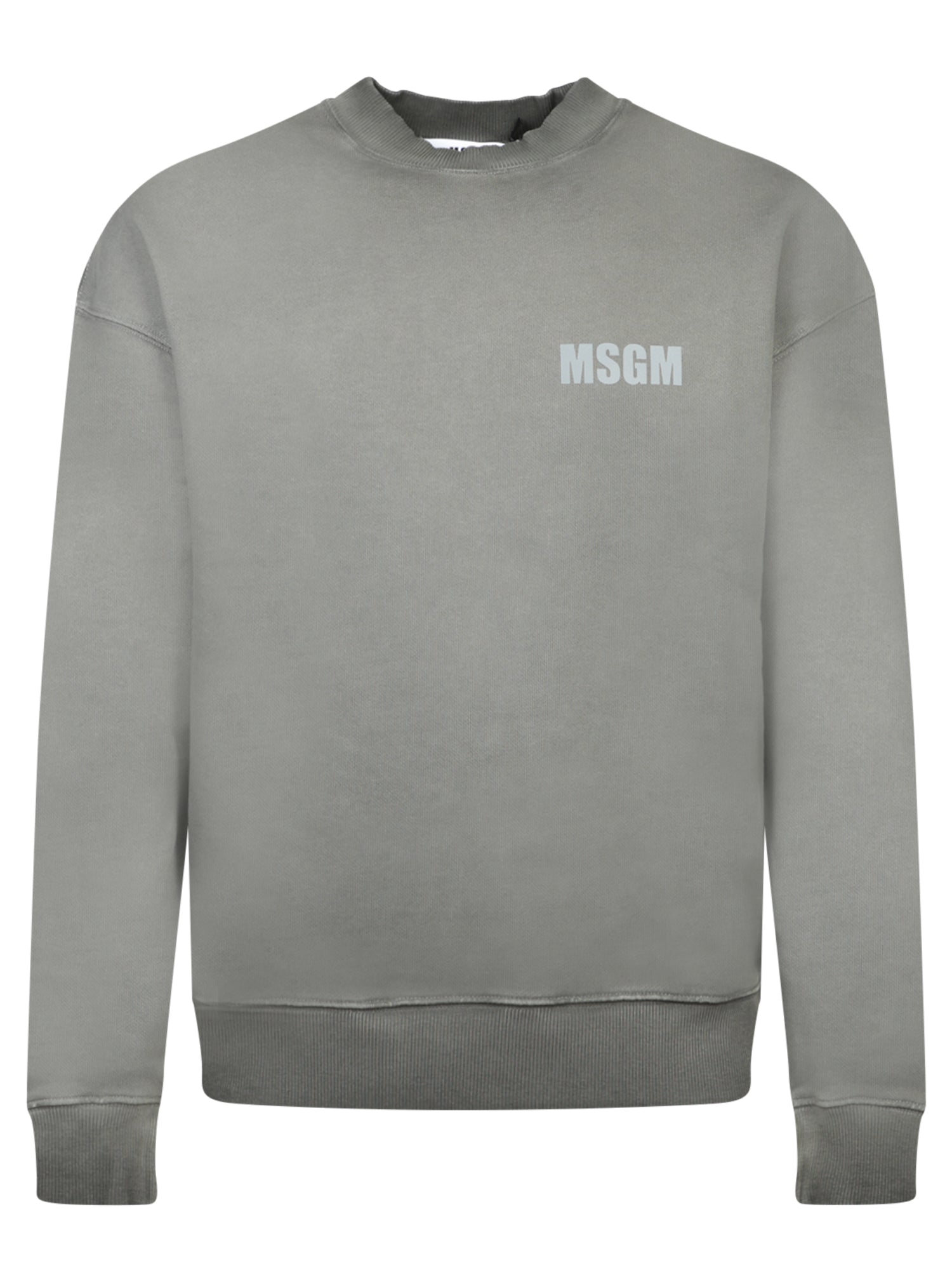 MSGM-OUTLET-SALE-Sweatshirts GRAU-ARCHIVIST