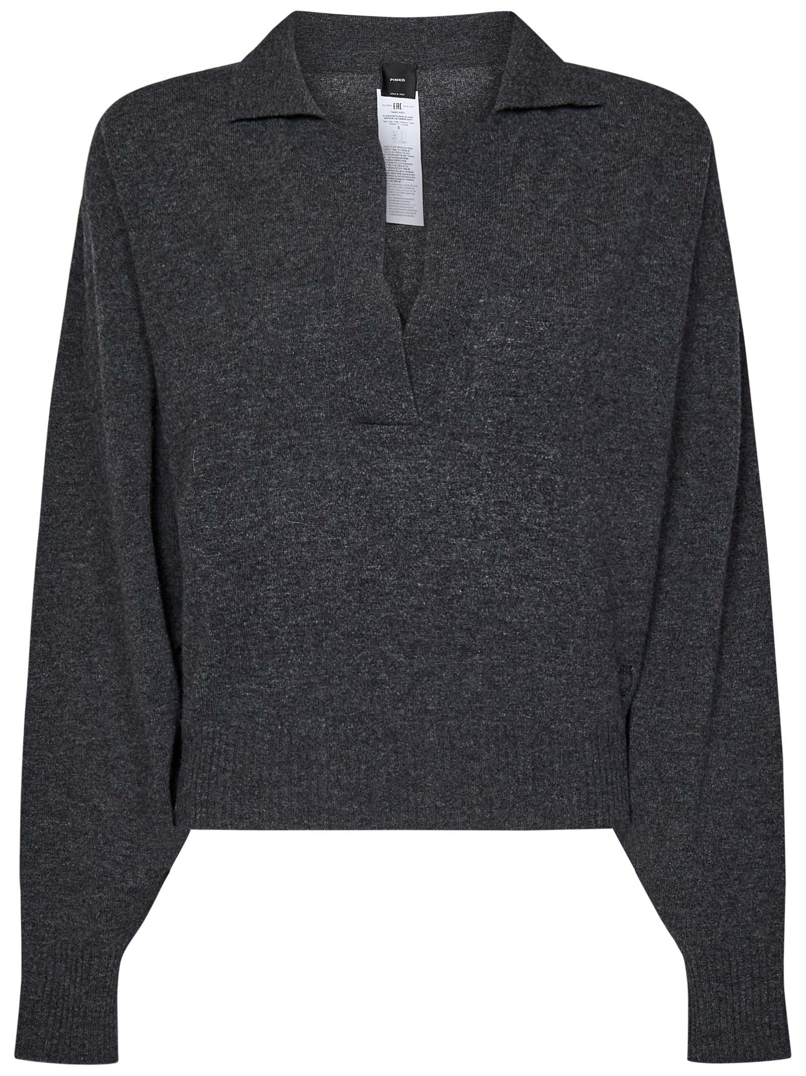 PINKO-OUTLET-SALE-Sweatshirts GRAU-ARCHIVIST