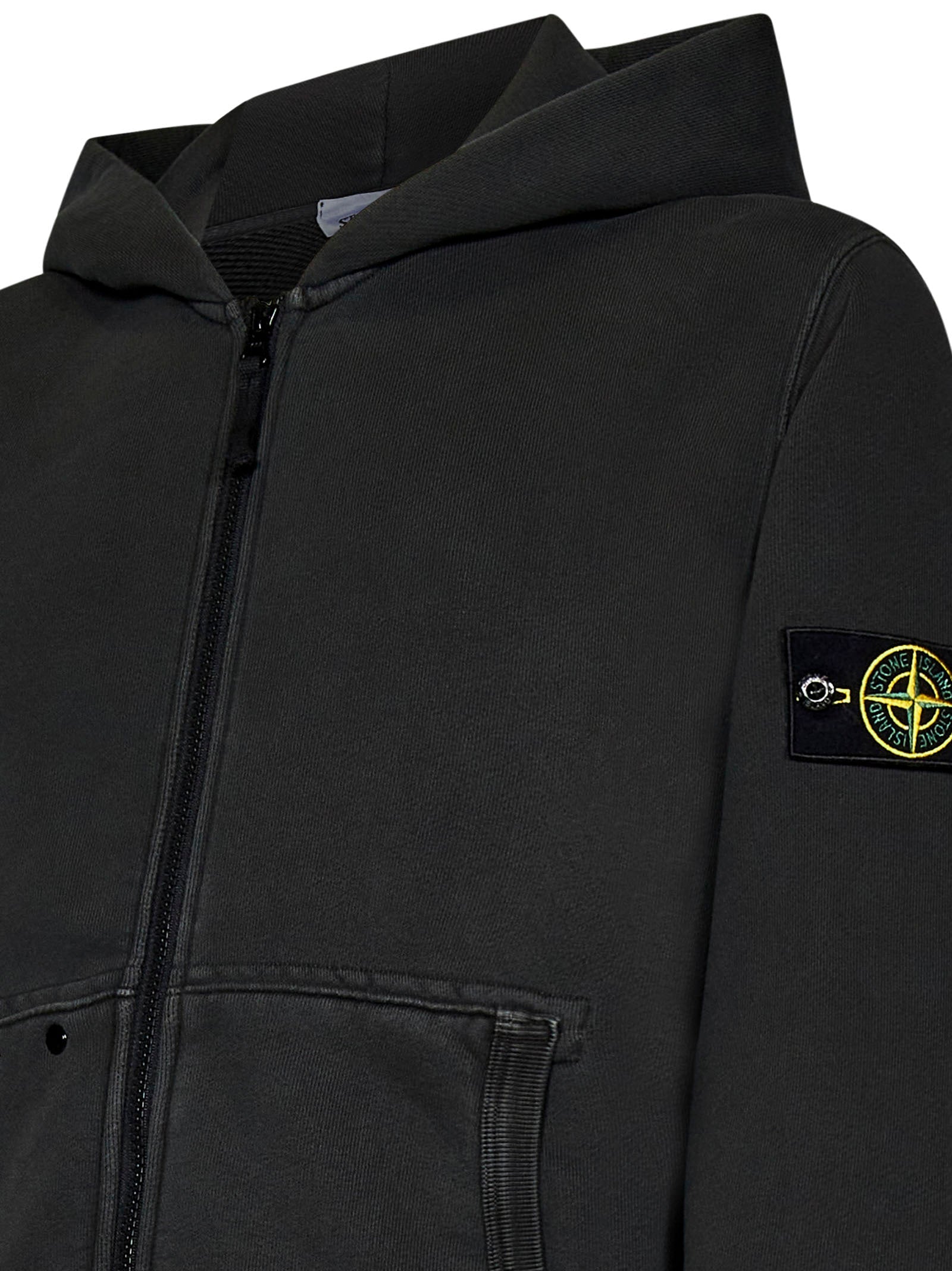 STONE ISLAND-OUTLET-SALE-Sweatshirts GRAU-ARCHIVIST