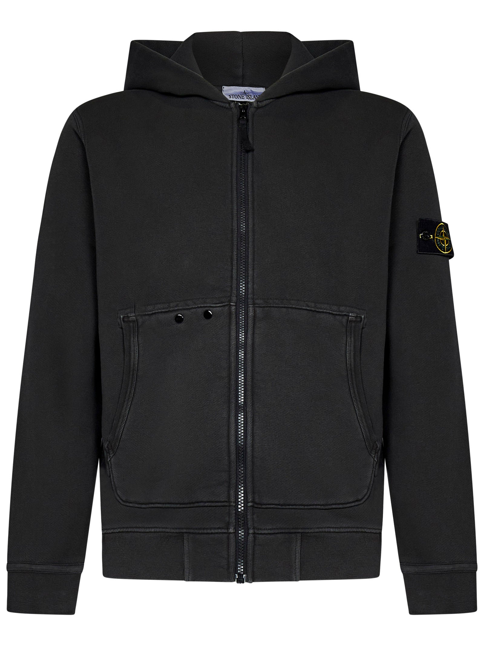 STONE ISLAND-OUTLET-SALE-Sweatshirts GRAU-ARCHIVIST