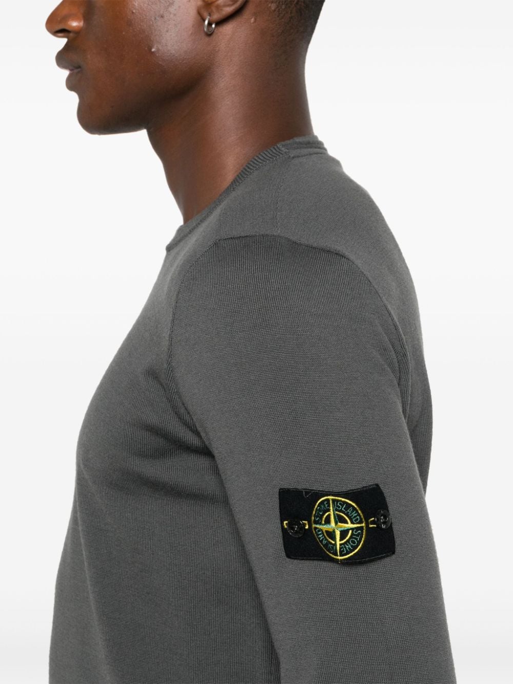 Stone Island-OUTLET-SALE-Sweatshirts GRAU-ARCHIVIST