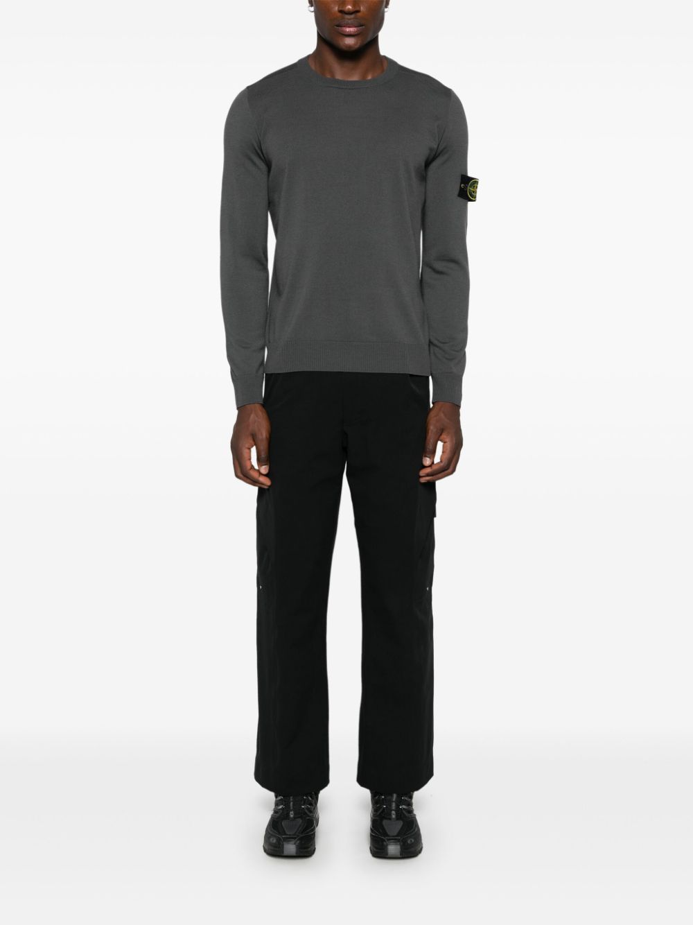 Stone Island-OUTLET-SALE-Sweatshirts GRAU-ARCHIVIST