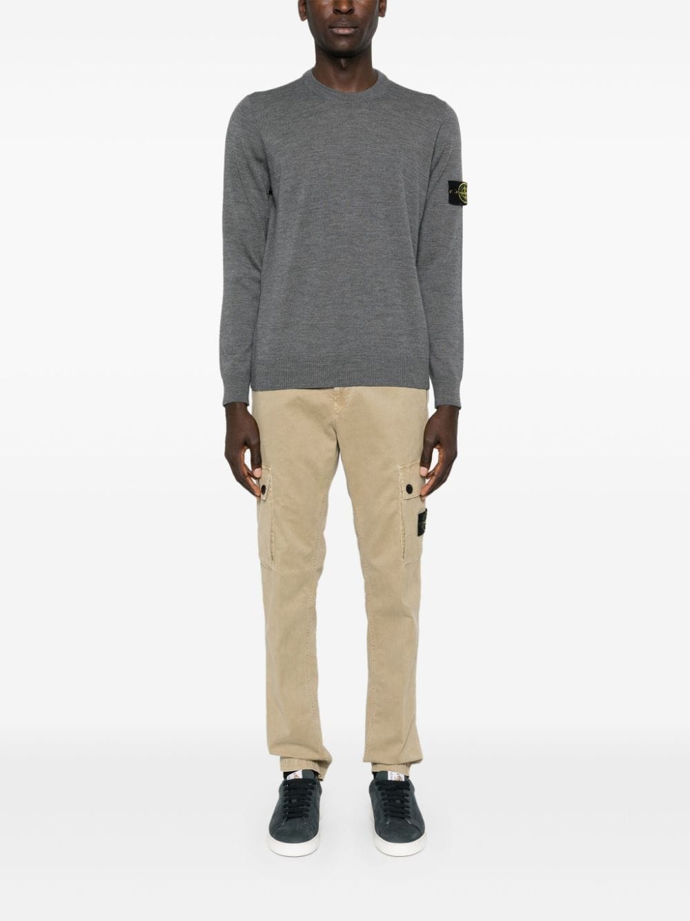 Stone Island-OUTLET-SALE-Sweatshirts GRAU-ARCHIVIST