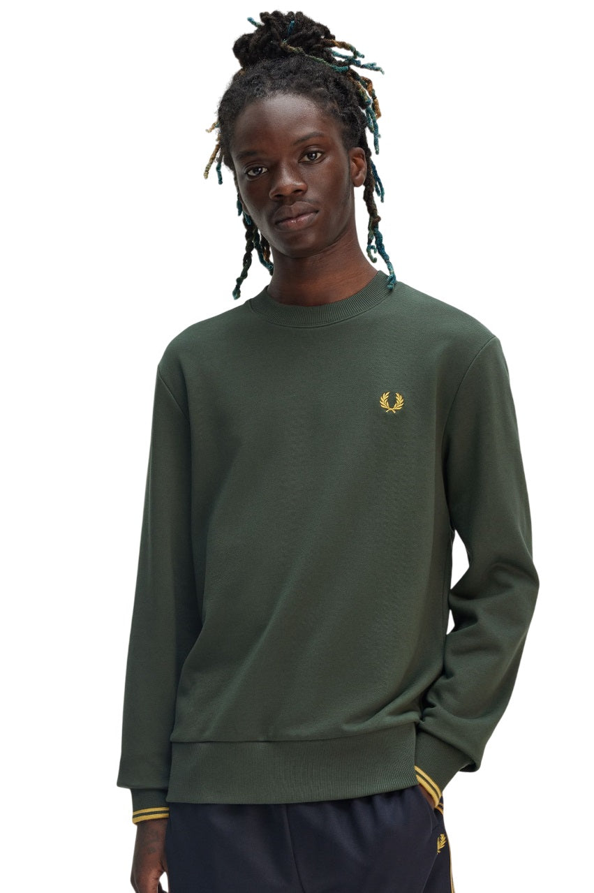 Fred Perry-OUTLET-SALE-Sweatshirts GRÜN-ARCHIVIST