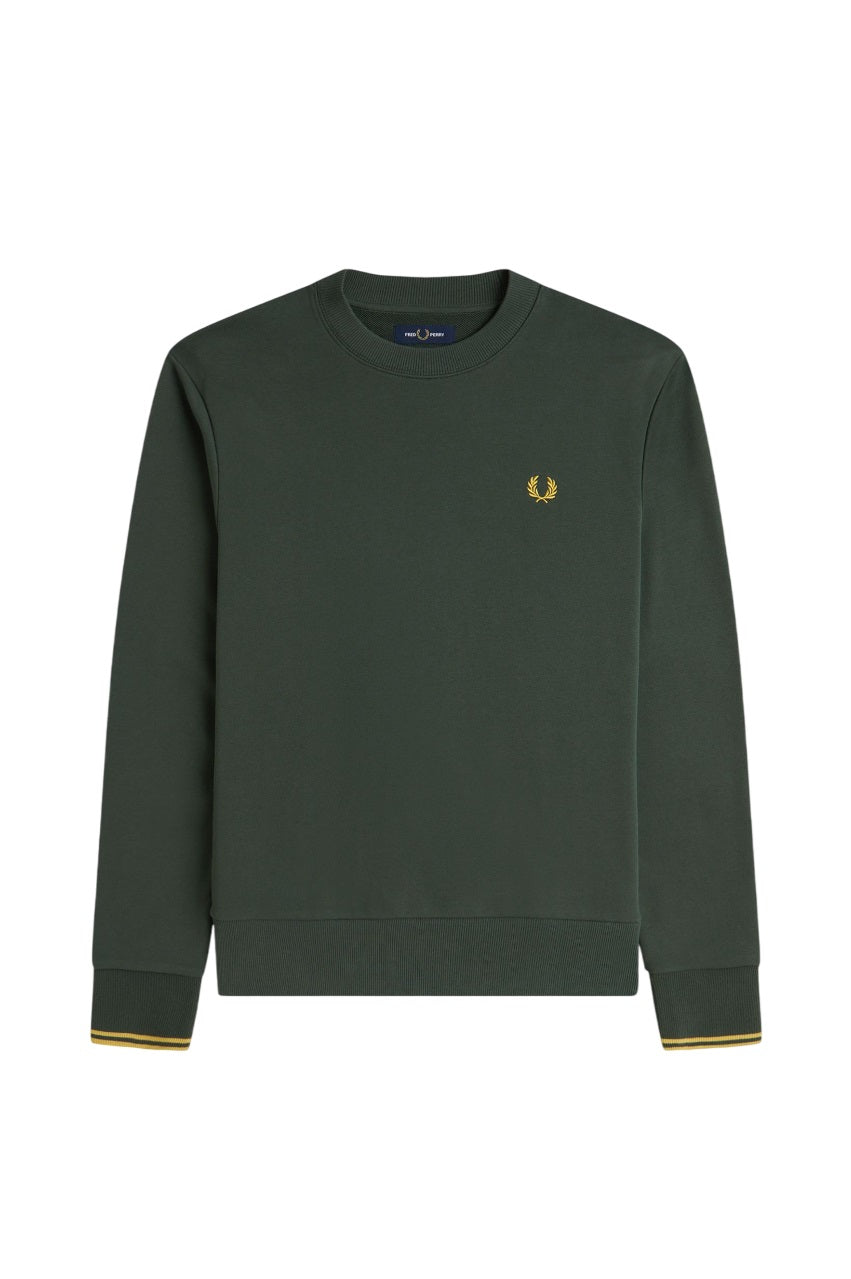 Fred Perry-OUTLET-SALE-Sweatshirts GRÜN-ARCHIVIST