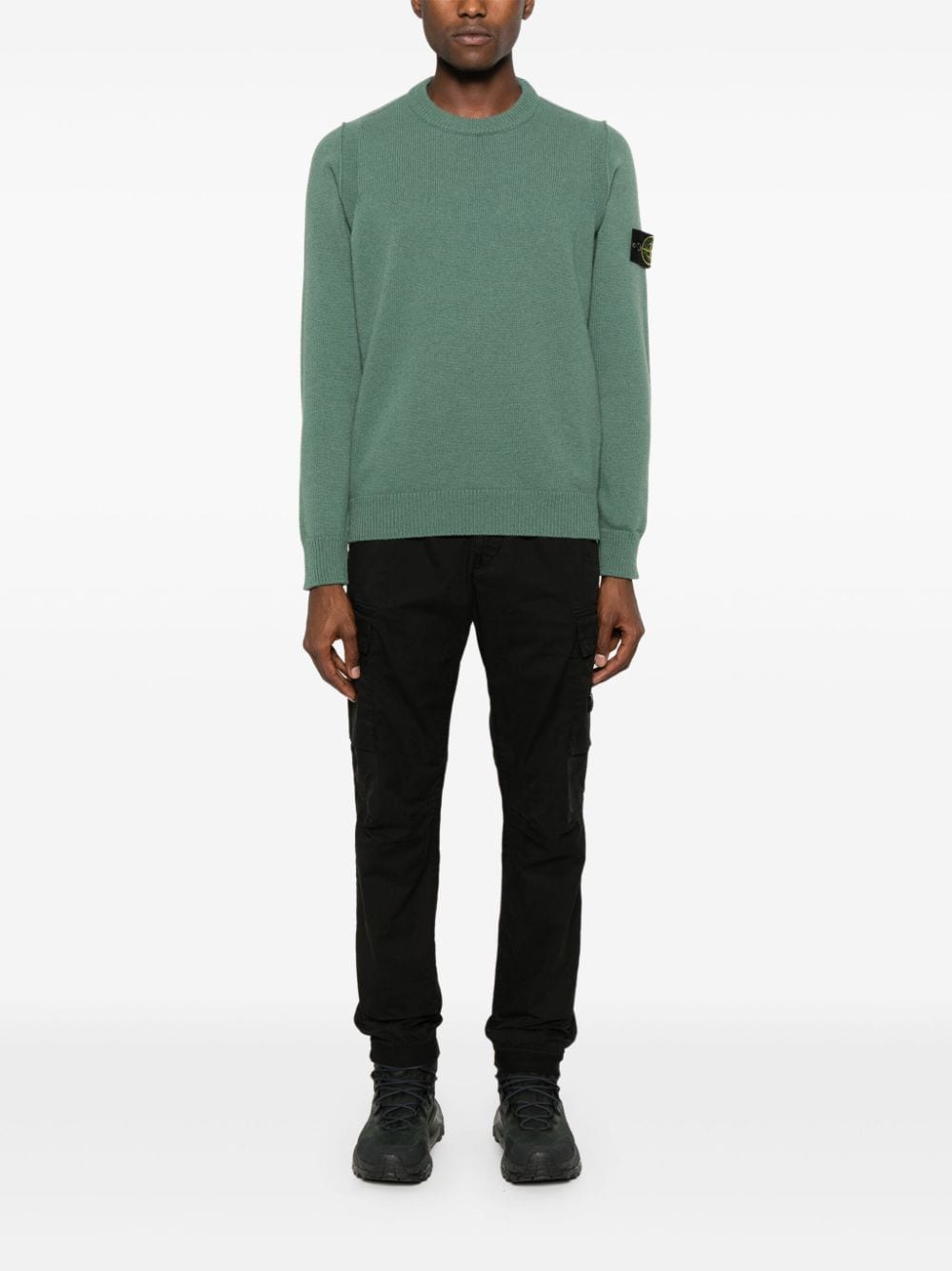 Stone Island-OUTLET-SALE-Sweatshirts GRÜN-ARCHIVIST