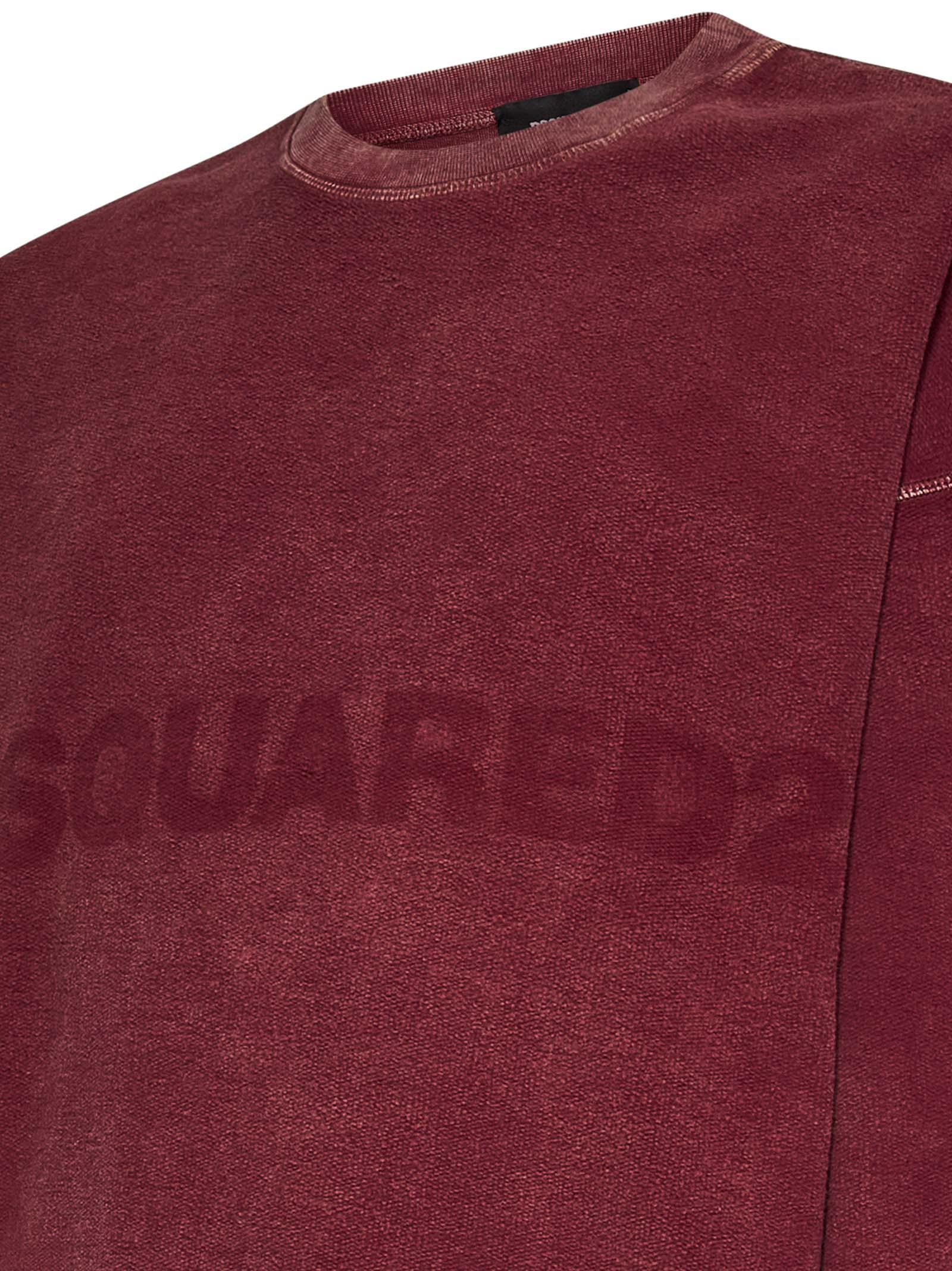 DSQUARED2-OUTLET-SALE-Sweatshirts ROT-ARCHIVIST