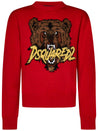 DSQUARED2-OUTLET-SALE-Sweatshirts ROT-ARCHIVIST