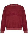 DSQUARED2-OUTLET-SALE-Sweatshirts ROT-ARCHIVIST