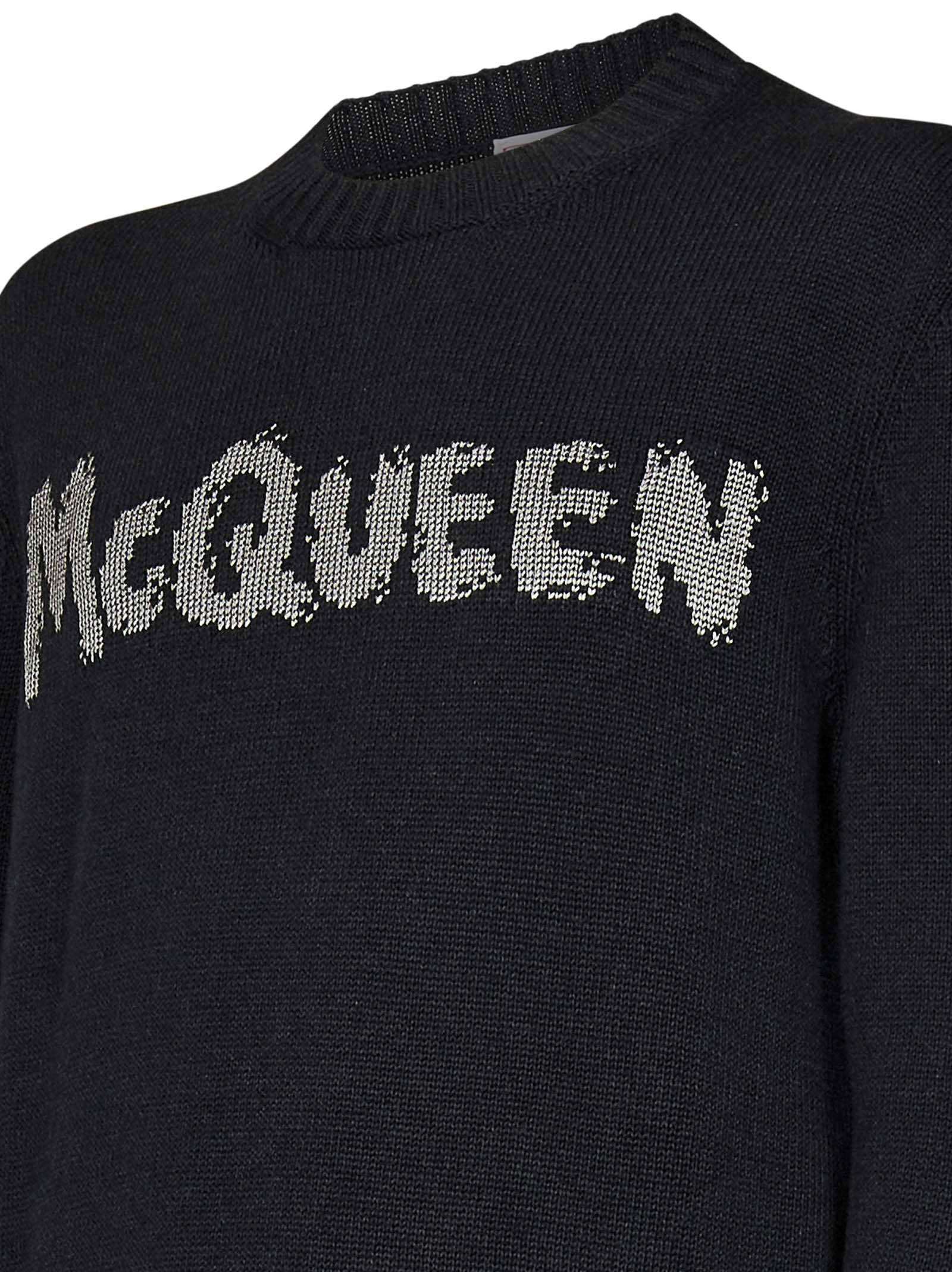 Alexander McQueen-OUTLET-SALE-Sweatshirts SCHWARZ-ARCHIVIST