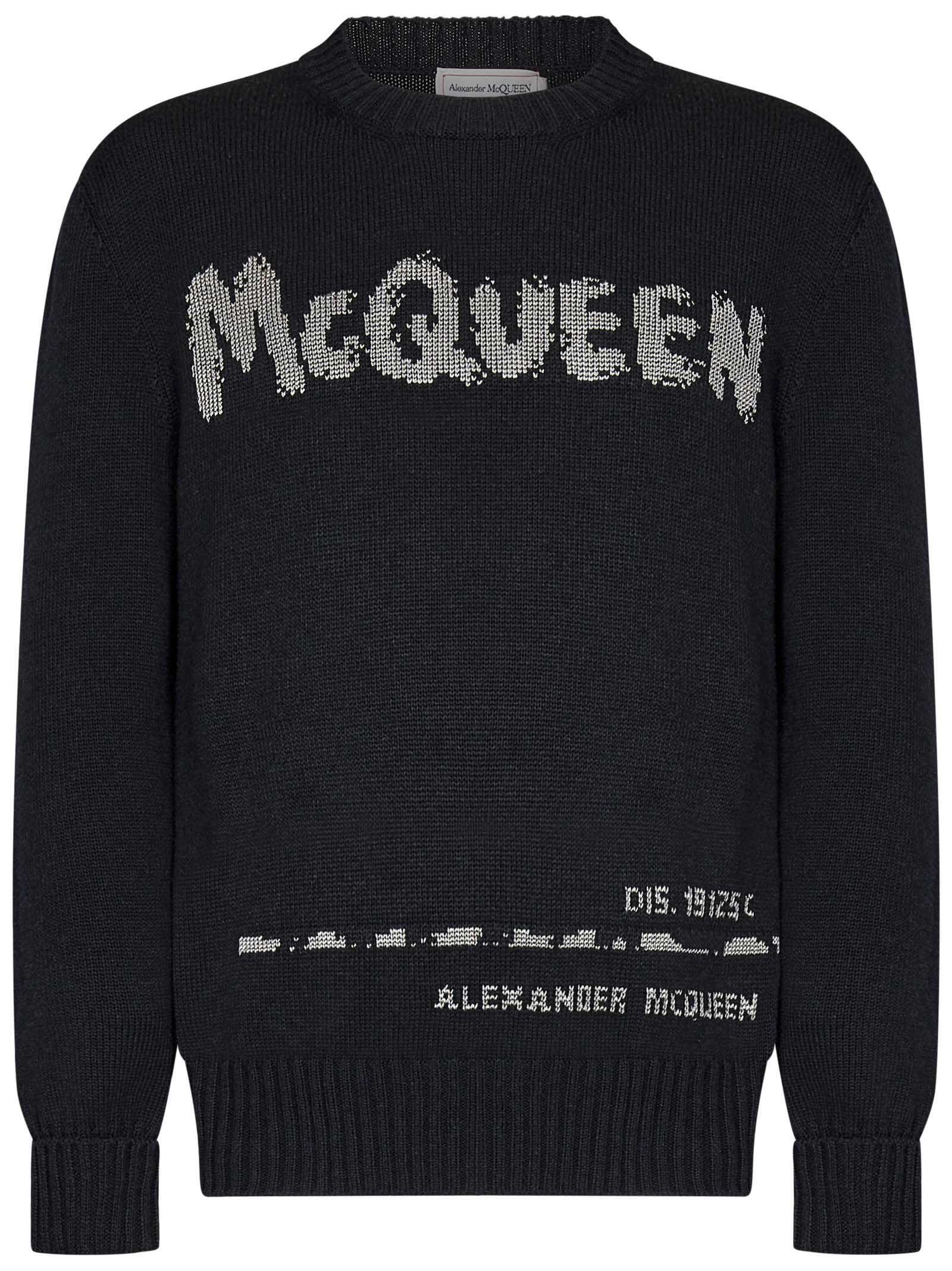 Alexander McQueen-OUTLET-SALE-Sweatshirts SCHWARZ-ARCHIVIST