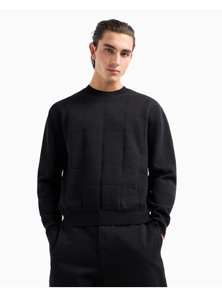 Armani Exchange-OUTLET-SALE-Sweatshirts SCHWARZ-ARCHIVIST