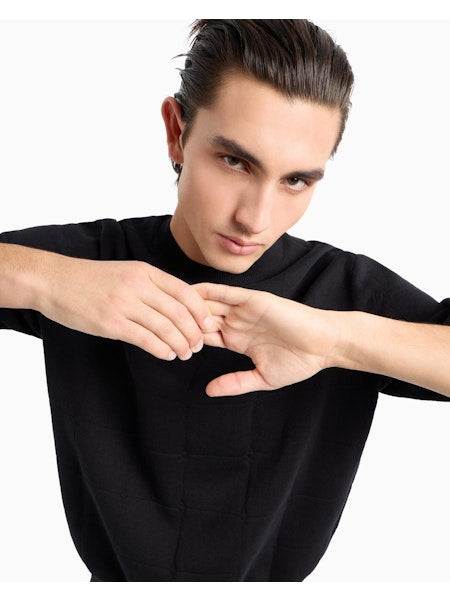 Armani Exchange-OUTLET-SALE-Sweatshirts SCHWARZ-ARCHIVIST