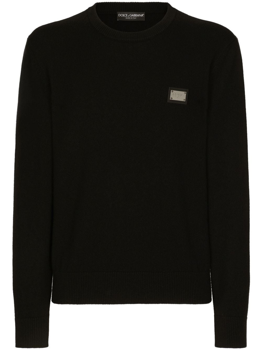 DOLCE & GABBANA-OUTLET-SALE-Sweatshirts SCHWARZ-ARCHIVIST