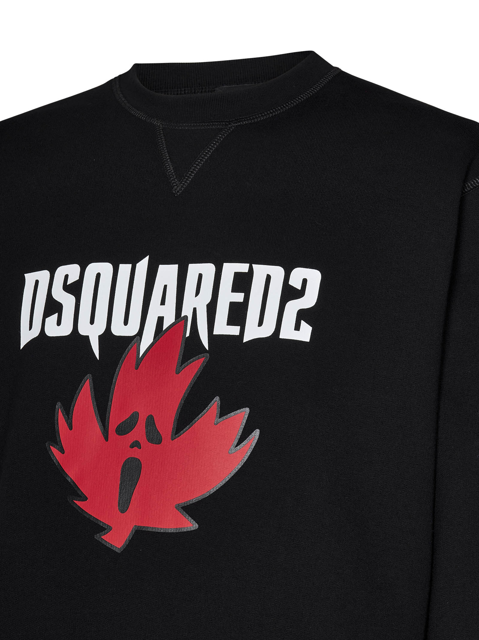 DSQUARED2-OUTLET-SALE-Sweatshirts SCHWARZ-ARCHIVIST