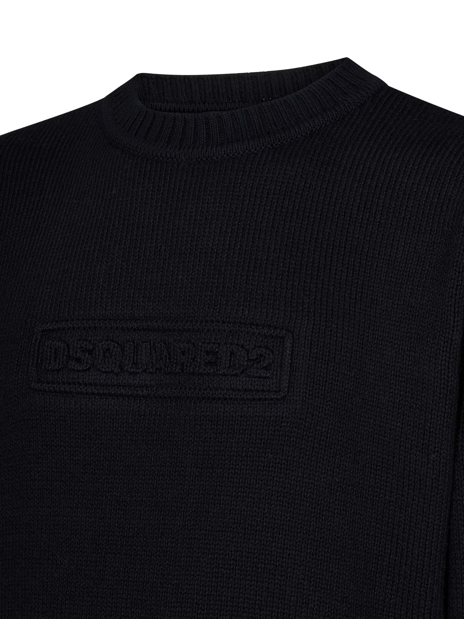 DSQUARED2-OUTLET-SALE-Sweatshirts SCHWARZ-ARCHIVIST