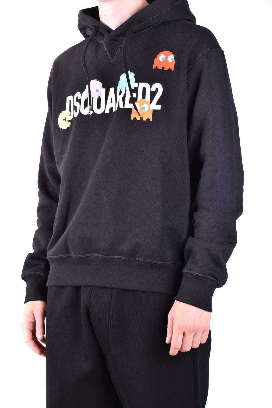 DSQUARED2-OUTLET-SALE-Sweatshirts SCHWARZ-ARCHIVIST