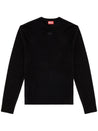 Diesel-OUTLET-SALE-Sweatshirts SCHWARZ-ARCHIVIST