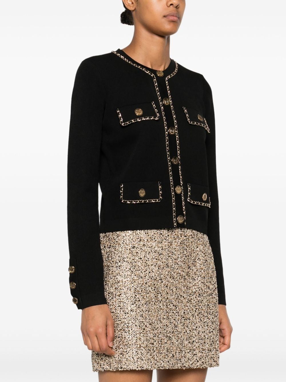 Elisabetta Franchi-OUTLET-SALE-Sweatshirts SCHWARZ-ARCHIVIST