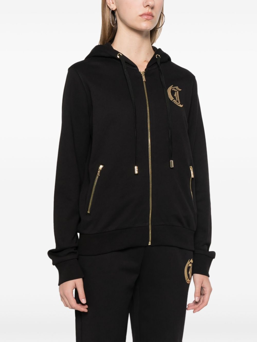 Just Cavalli-OUTLET-SALE-Sweatshirts SCHWARZ-ARCHIVIST