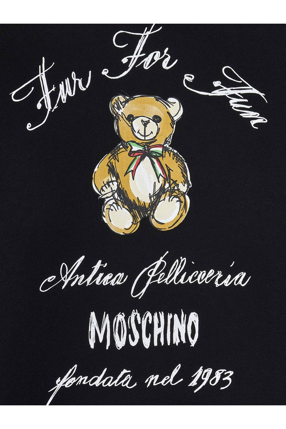 MOSCHINO-OUTLET-SALE-Sweatshirts SCHWARZ-ARCHIVIST