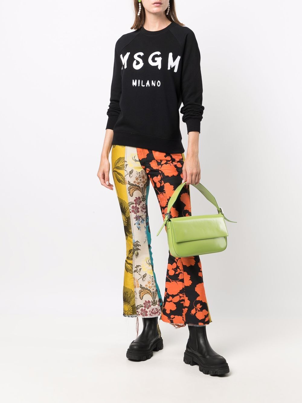 MSGM-OUTLET-SALE-Sweatshirts SCHWARZ-ARCHIVIST