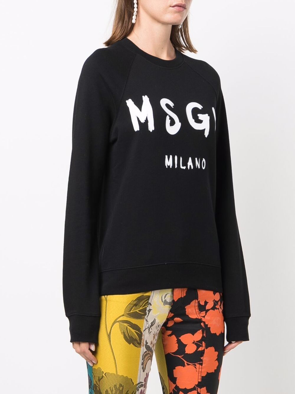 MSGM-OUTLET-SALE-Sweatshirts SCHWARZ-ARCHIVIST