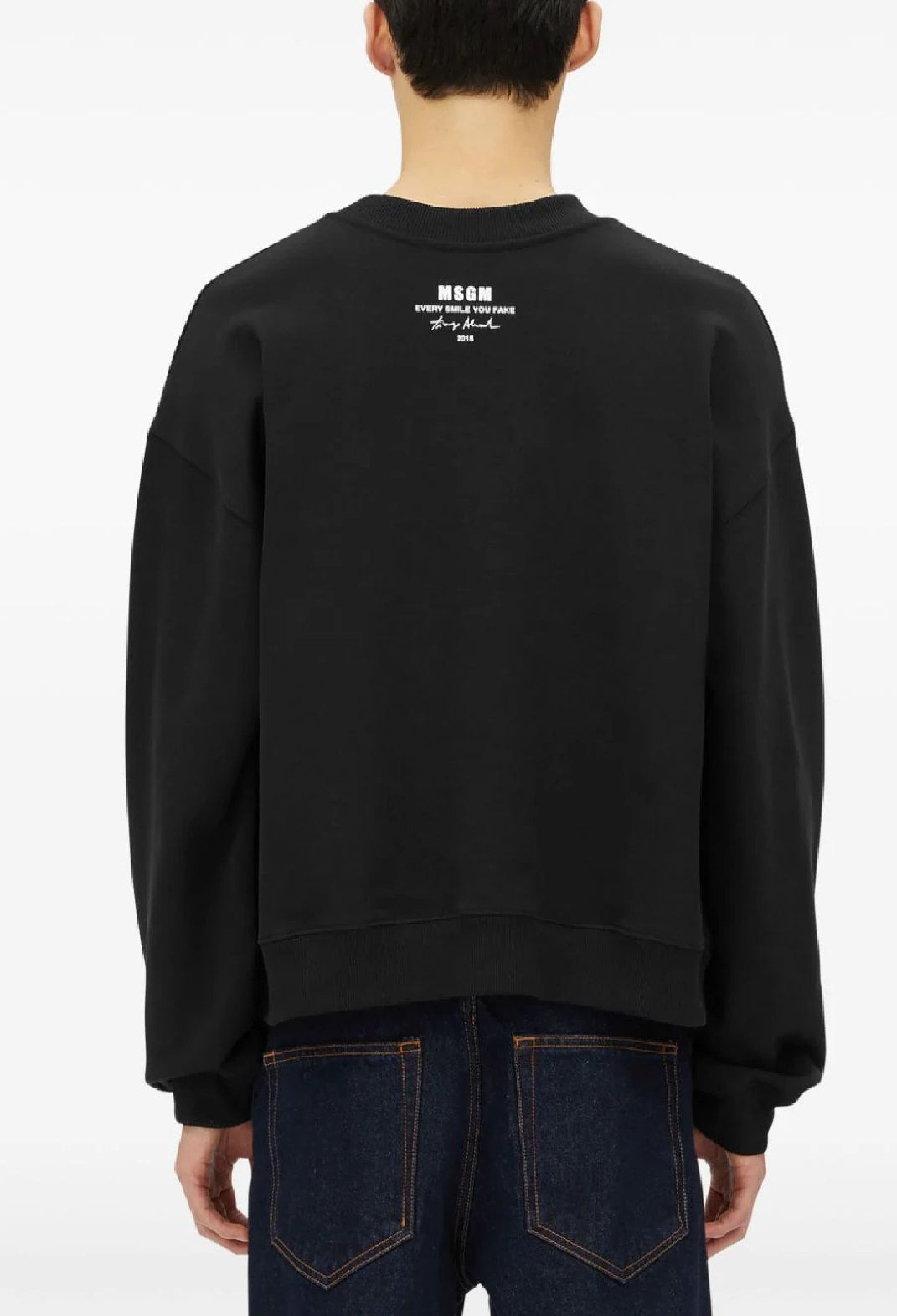 MSGM-OUTLET-SALE-Sweatshirts SCHWARZ-ARCHIVIST