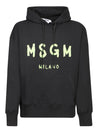 MSGM-OUTLET-SALE-Sweatshirts SCHWARZ-ARCHIVIST