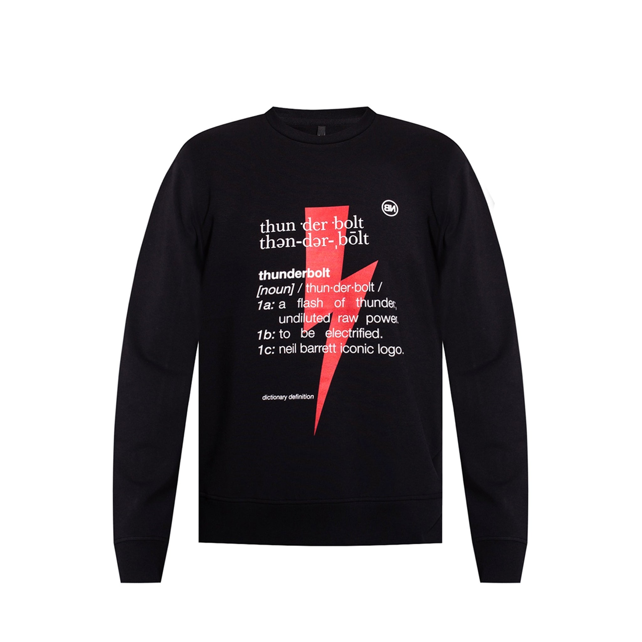 NEIL BARRETT-OUTLET-SALE-Sweatshirts SCHWARZ-ARCHIVIST