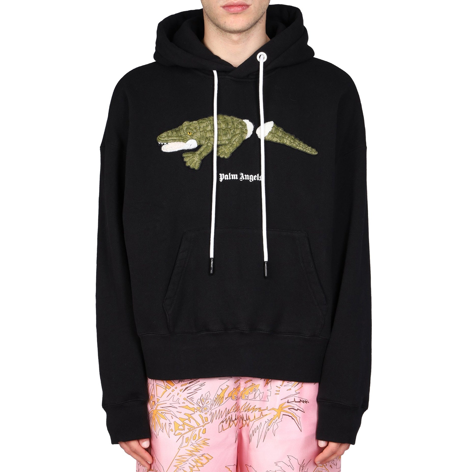 PALM ANGELS-OUTLET-SALE-Sweatshirts SCHWARZ-ARCHIVIST