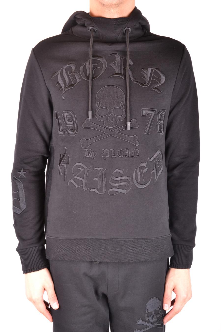 PHILIPP PLEIN-OUTLET-SALE-Sweatshirts SCHWARZ-ARCHIVIST