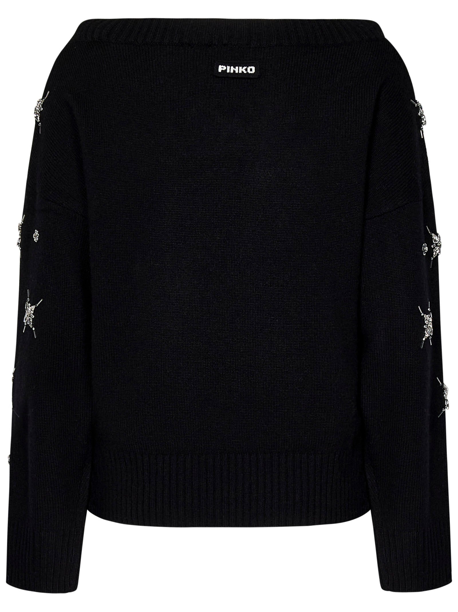 PINKO-OUTLET-SALE-Sweatshirts SCHWARZ-ARCHIVIST