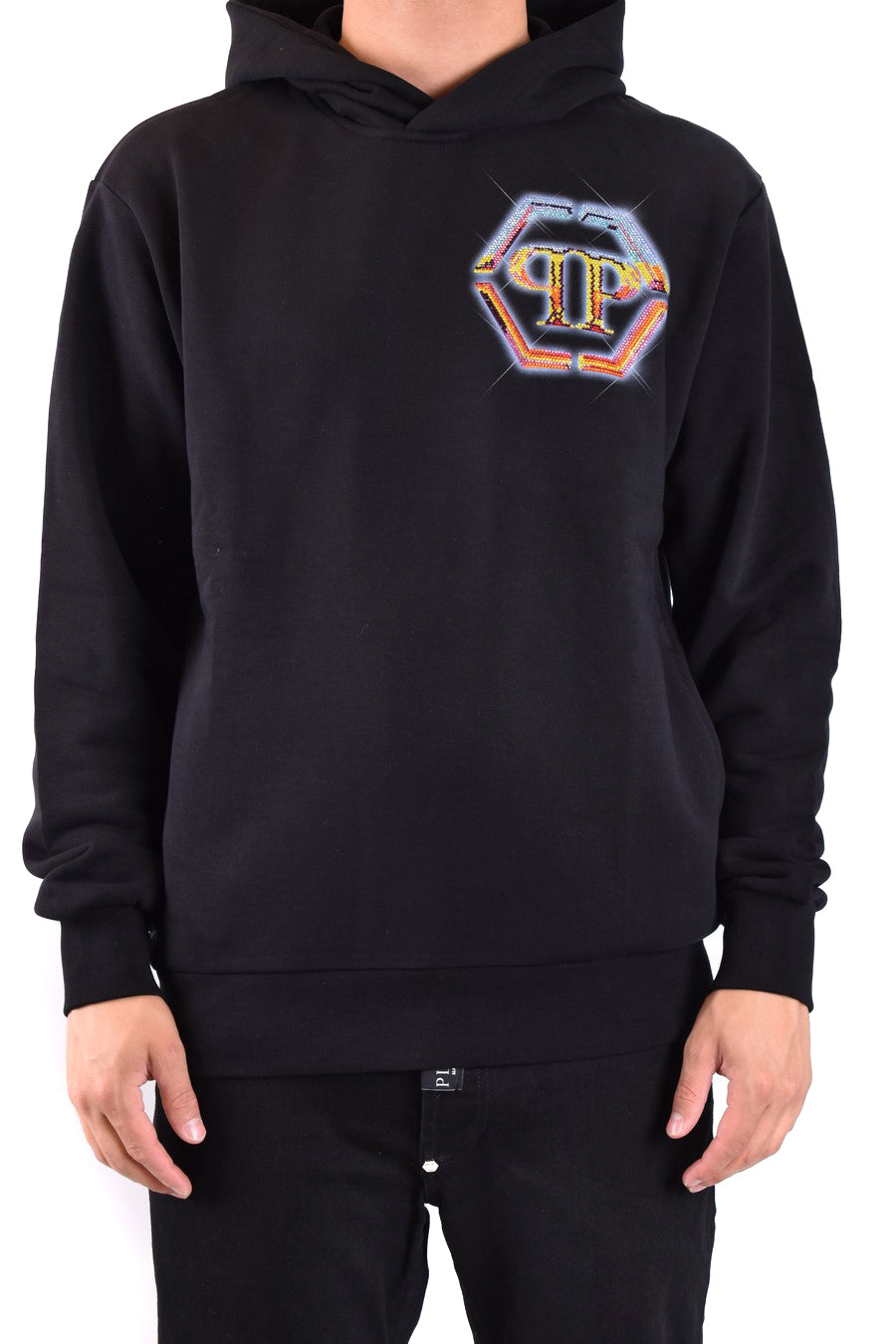 Philipp Plein-OUTLET-SALE-Sweatshirts SCHWARZ-ARCHIVIST