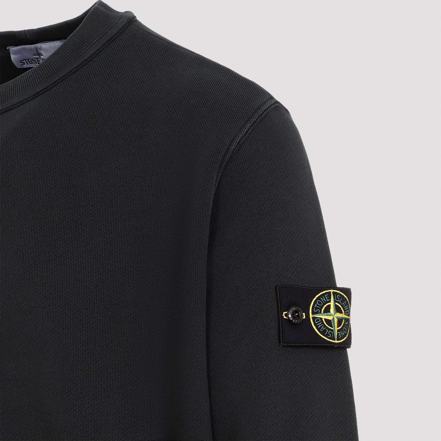 STONE ISLAND-OUTLET-SALE-Sweatshirts SCHWARZ-ARCHIVIST