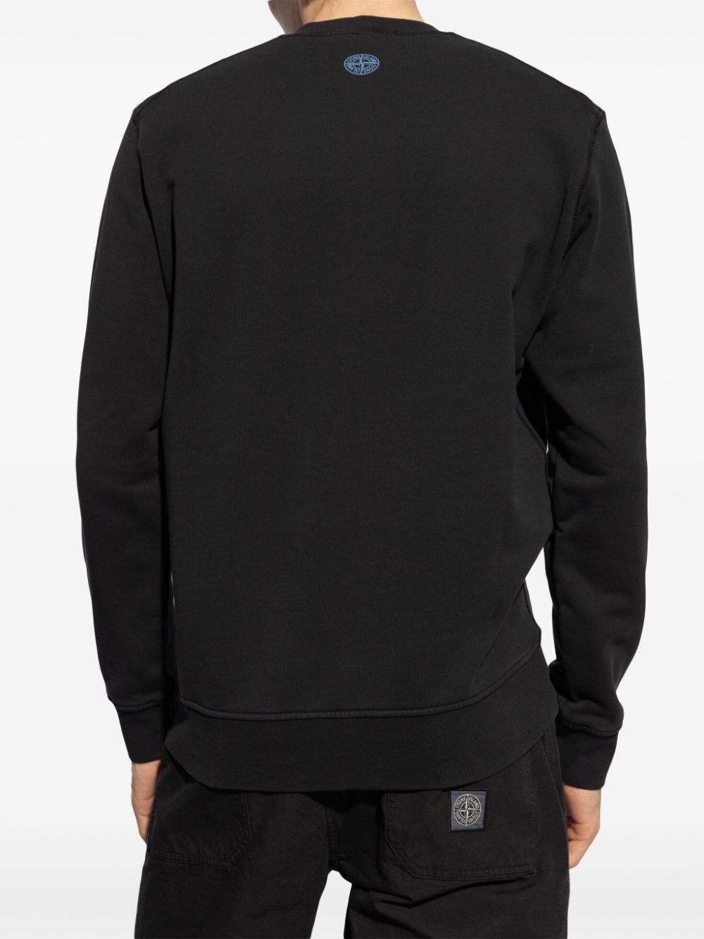 Stone Island-OUTLET-SALE-Sweatshirts SCHWARZ-ARCHIVIST