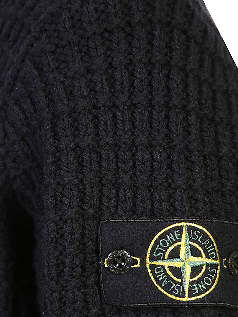 Stone Island-OUTLET-SALE-Sweatshirts SCHWARZ-ARCHIVIST